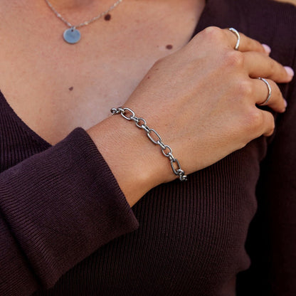 Bracciale Chunky Argento Miriam