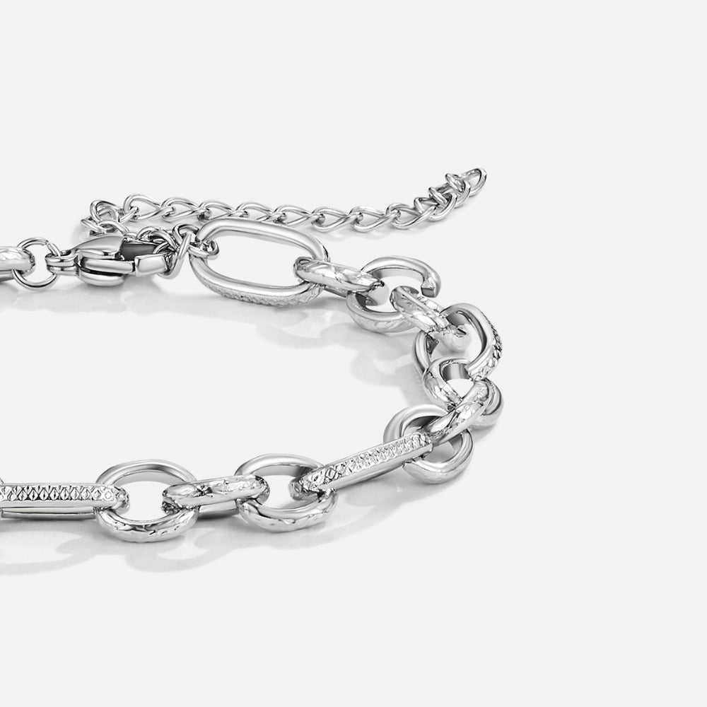 Bracciale Chunky Argento Miriam