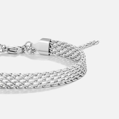 Bracciale in Maglia di Acciaio Inossidabile Molly