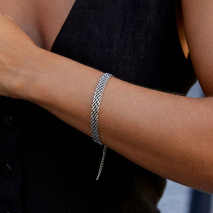 Bracciale in Maglia di Acciaio Inossidabile Molly