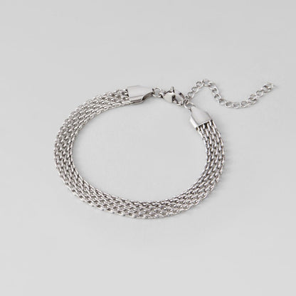 Bracciale in Maglia di Acciaio Inossidabile Molly
