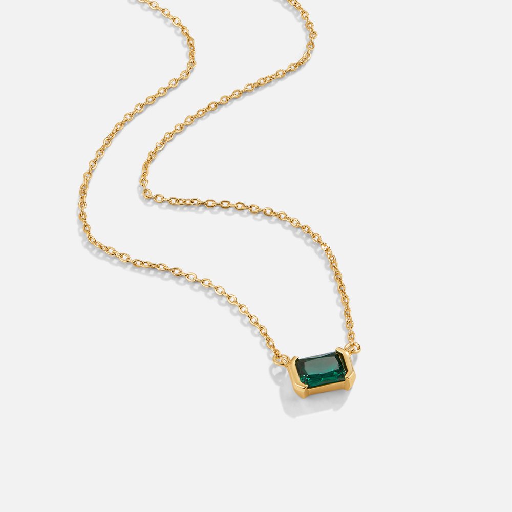 Collana in smeraldo verde Monica