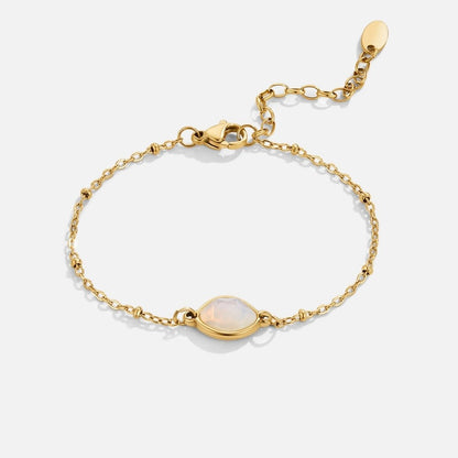 Braccialetto con Charm in Pietra di Luna