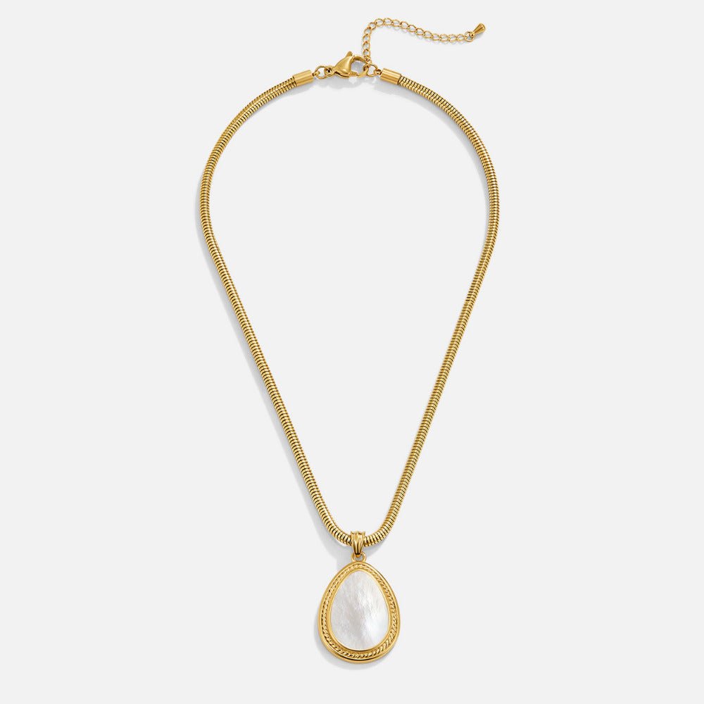 Collana a goccia in madreperla