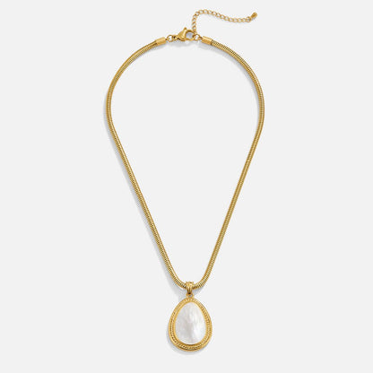 Collana a goccia in madreperla