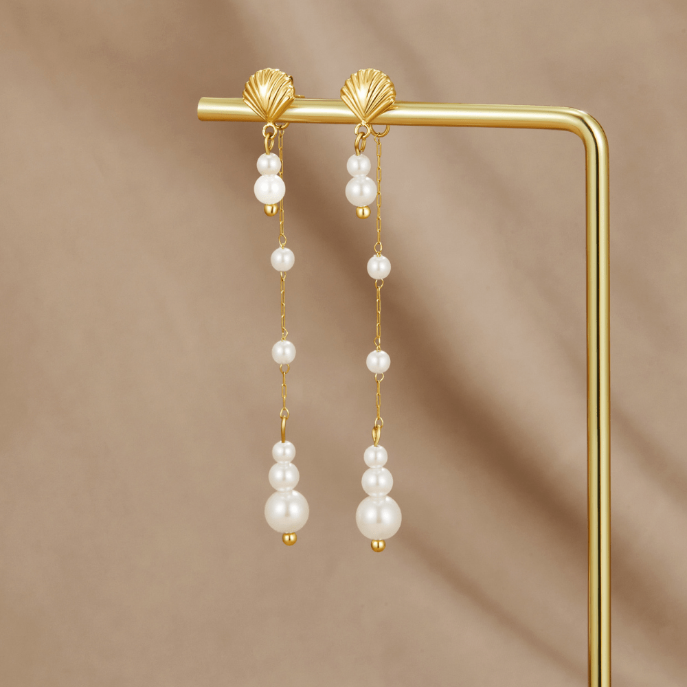 Orecchini a Frangia Neesa Pearl