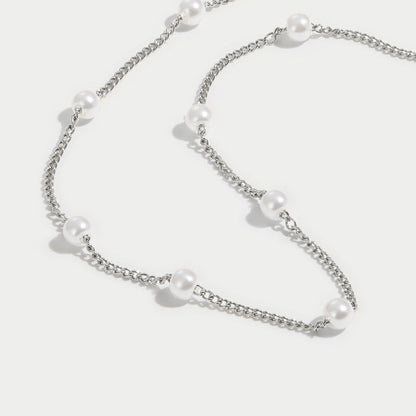 Collana Nura Pearl Silver