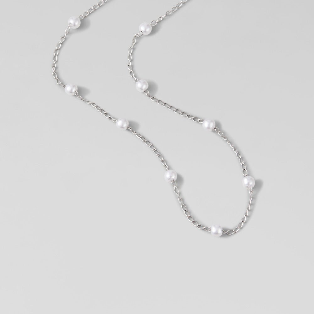 Collana Nura Pearl Silver