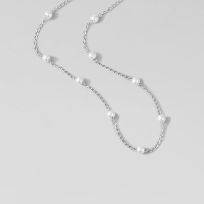 Collana Nura Pearl Silver