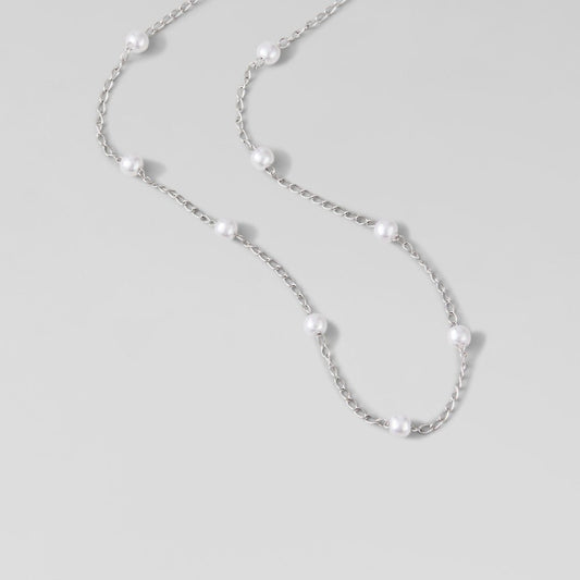 Collana Nura Pearl Silver