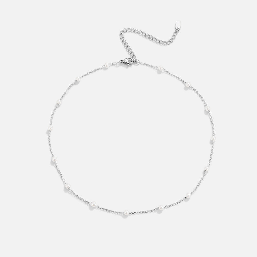 Collana Nura Pearl Silver