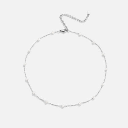 Collana Nura Pearl Silver