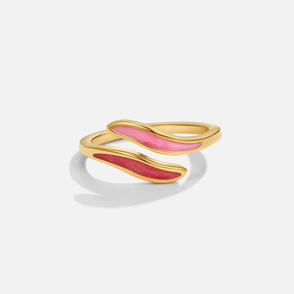 Anello Avvolgente Rosa Blush
