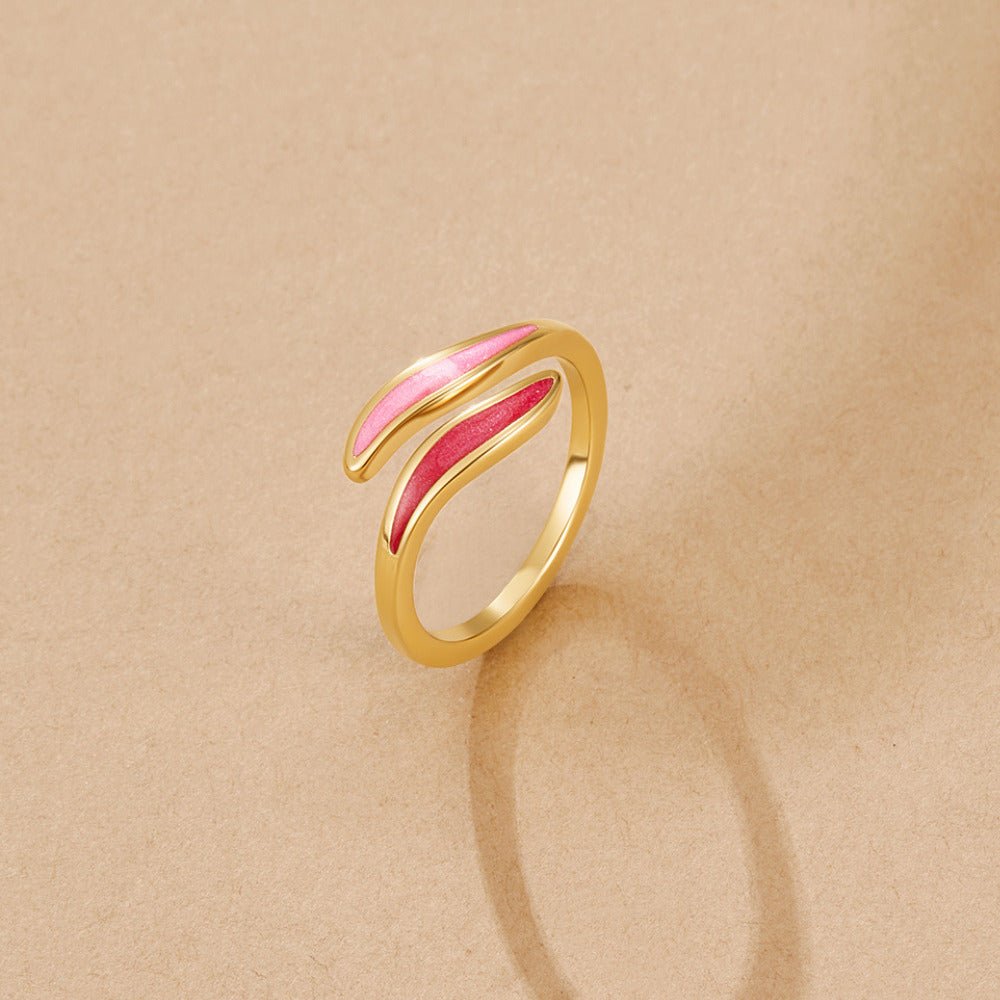 Anello Avvolgente Rosa Blush