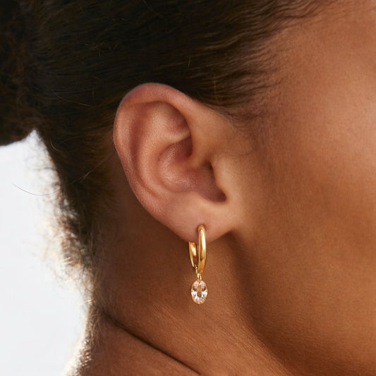 Orecchini a goccia rosa