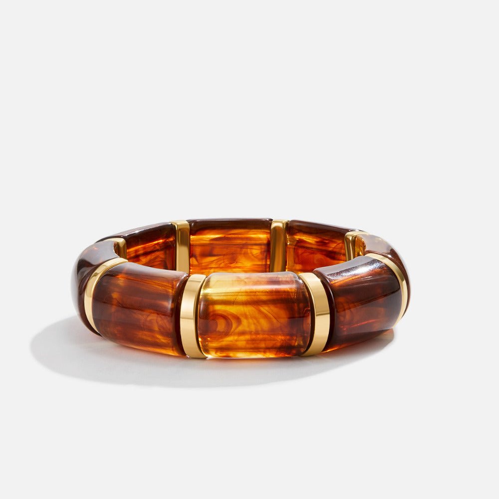 Bracciale Marbled Sabina Golden Brown