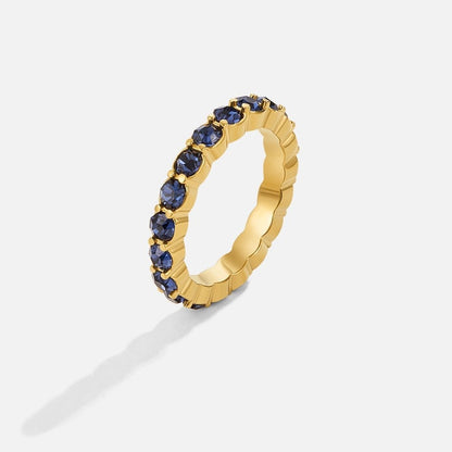 Anello in Cristallo di Bellezza Zaffiro 18k