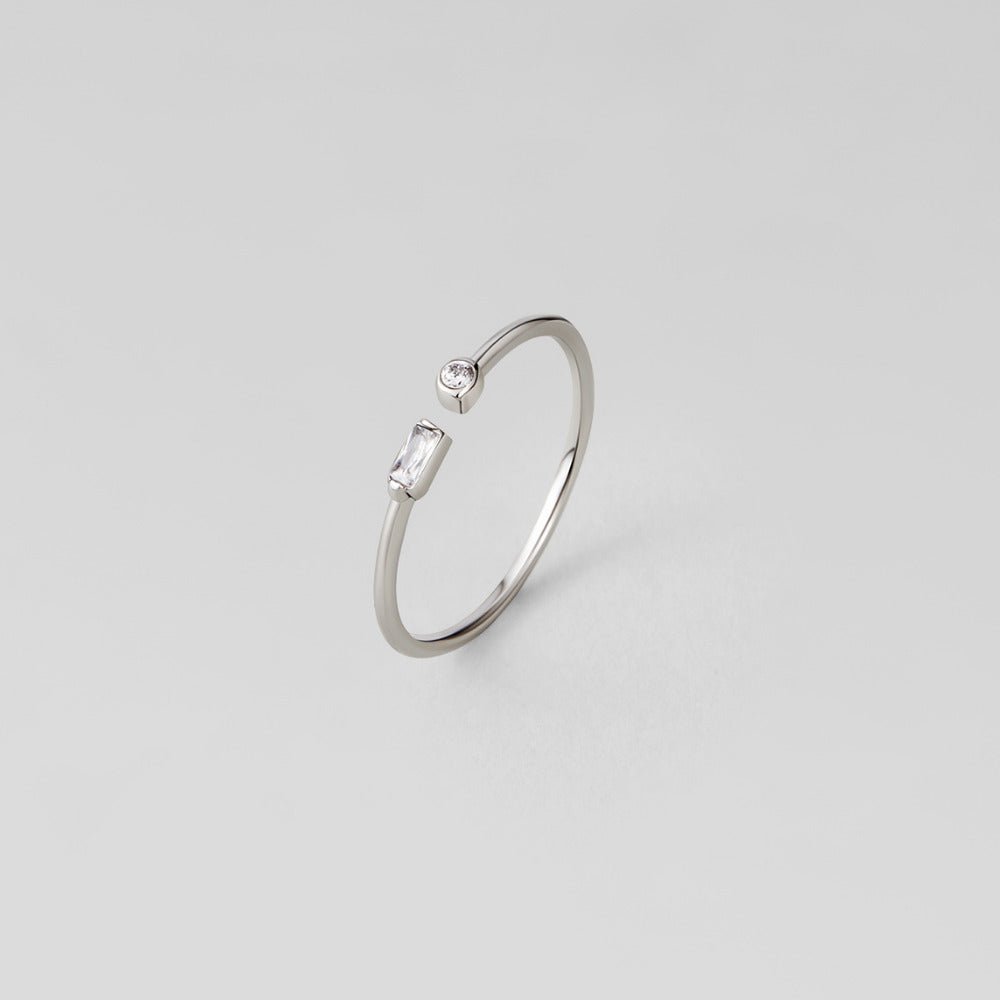 Anello in Cristallo Argento Serena