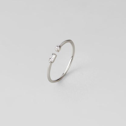 Anello in Cristallo Argento Serena
