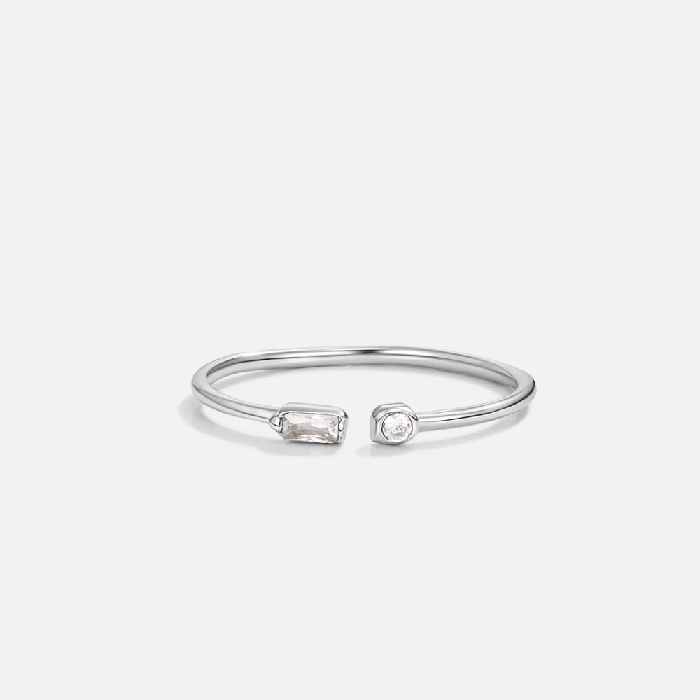 Anello in Cristallo Argento Serena