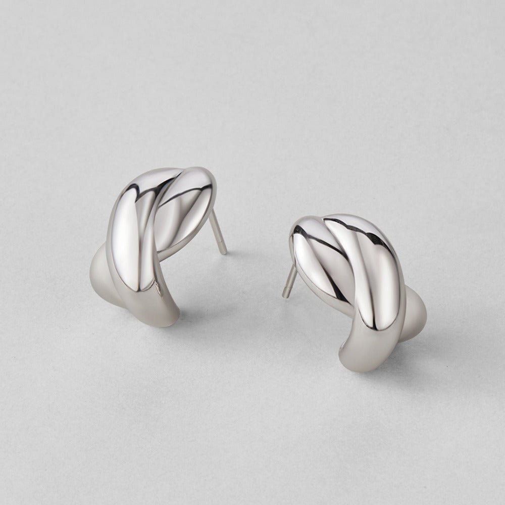 Orecchini Twisted Silver Dakota