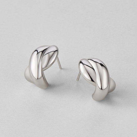 Orecchini Twisted Silver Dakota