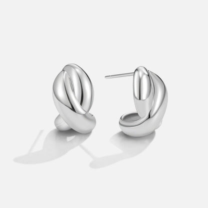 Orecchini Twisted Silver Dakota