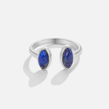 Anello avvolgente in Lapis Lazuli Argento