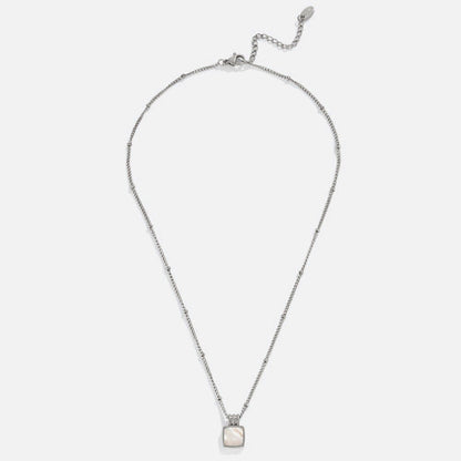 Collana con pendente in conchiglia bianca Silver Lucia