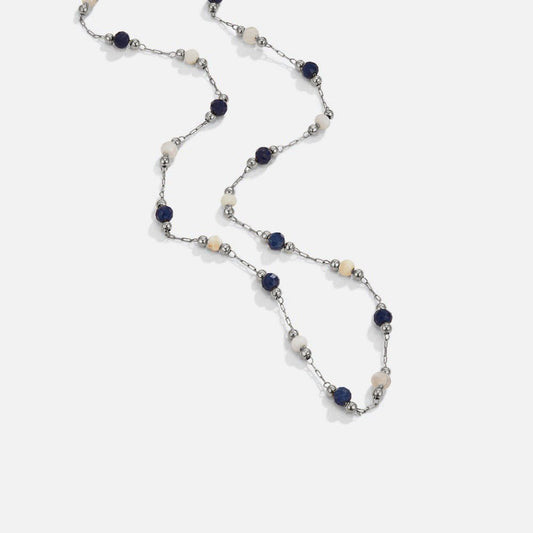 Collana in Pietre Bead di Argento Lulu Midnight