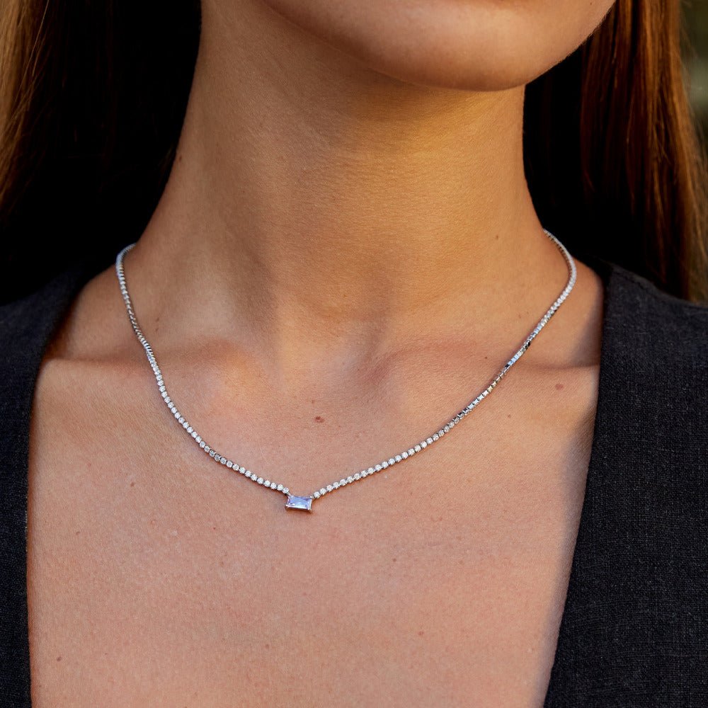 Collana in Cristallo Argento Luxe