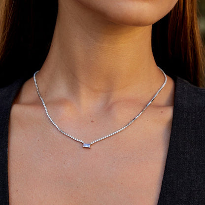 Collana in Cristallo Argento Luxe