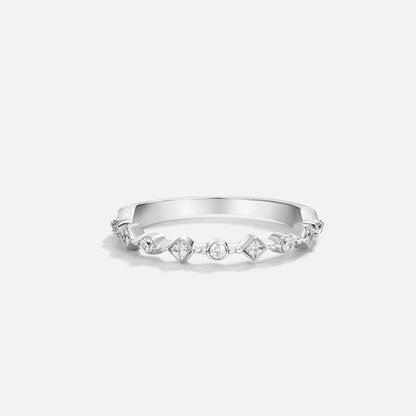 Anello in Cristallo Milana Argento