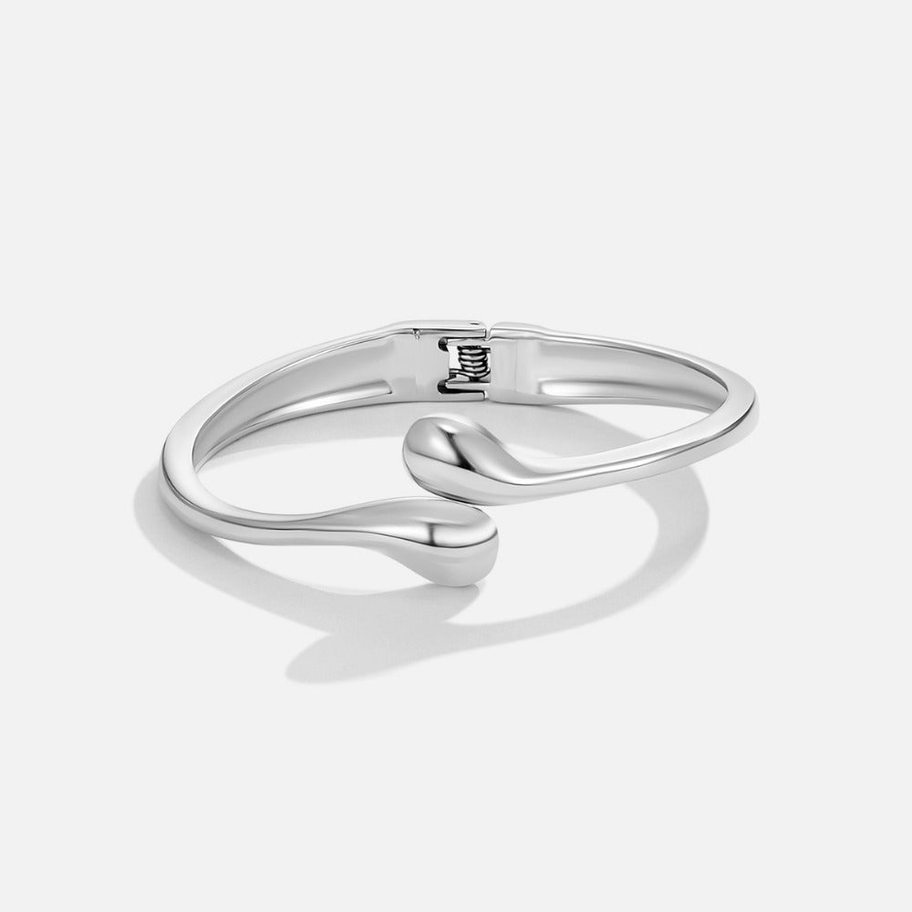 Bracciale a goccia d'argento
