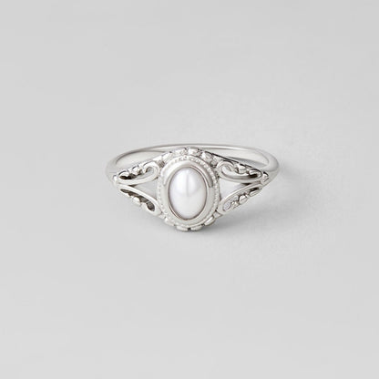 Anello in Perla Vintage Argento