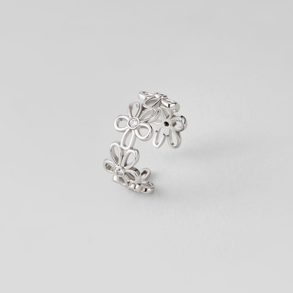Anello Infinito Silver Wildflower