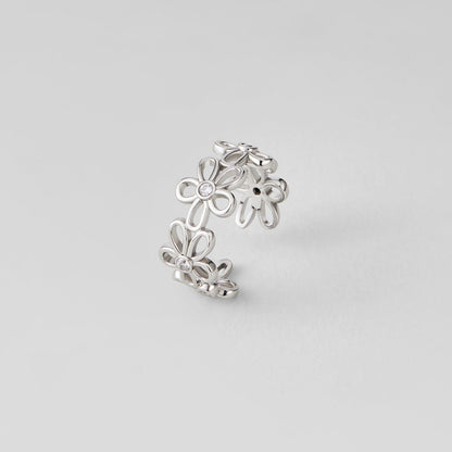 Anello Infinito Silver Wildflower