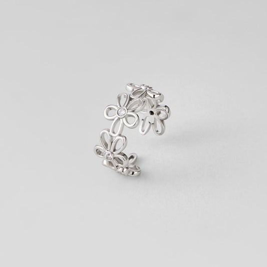 Anello Infinito Silver Wildflower