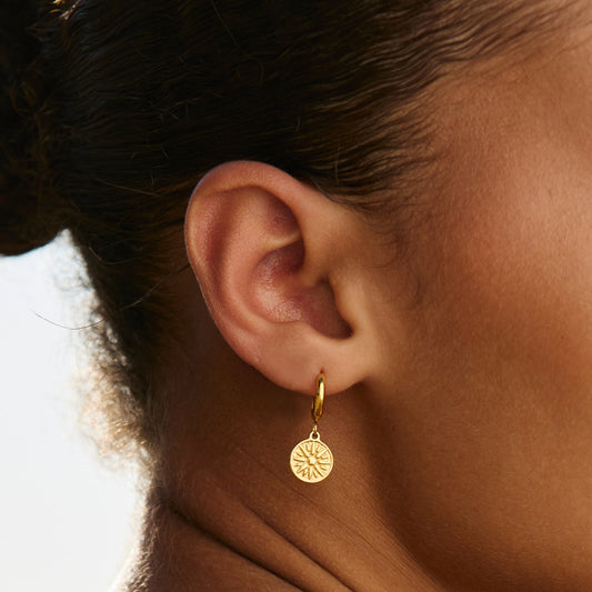 Orecchini Sole D'Oro