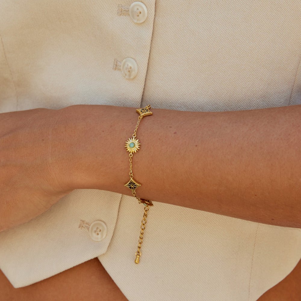 Bracciale Turchese 'Baciato dal Sole'