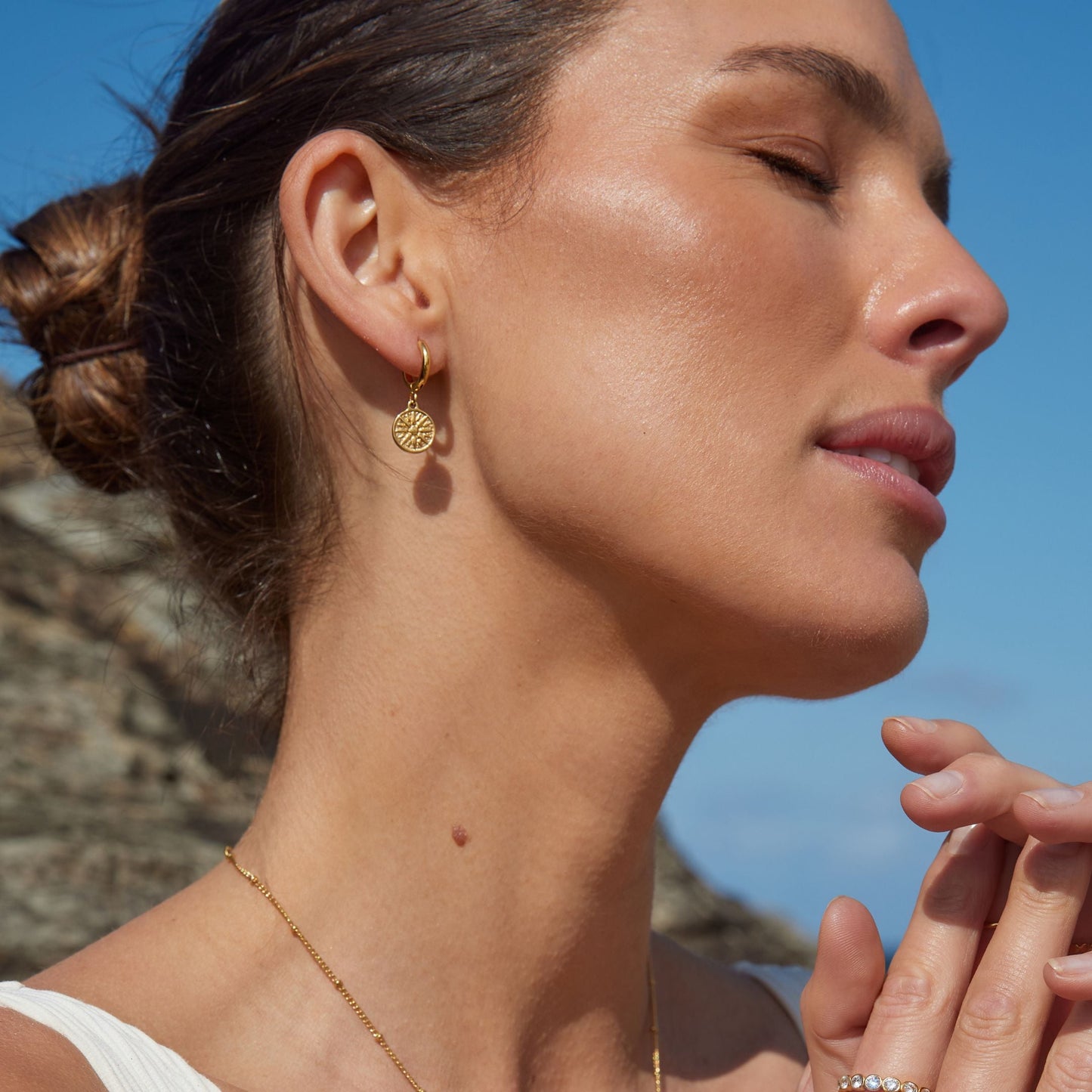 Orecchini Sole D'Oro