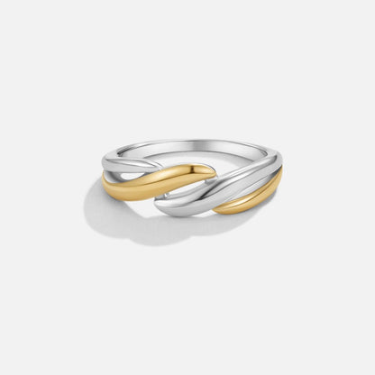 Anello Twisted Ella Bicolore