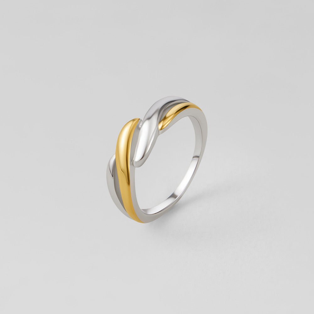 Anello Twisted Ella Bicolore