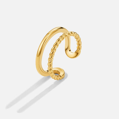 Anello Twisted Tyra in Oro