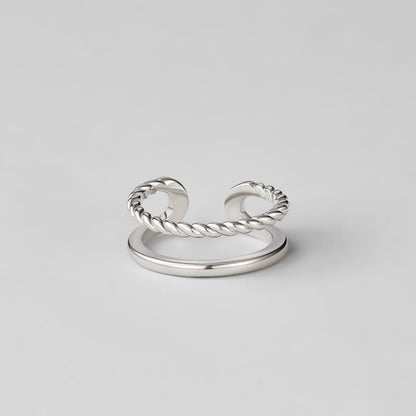 Anello in Argento Twisted Tyra