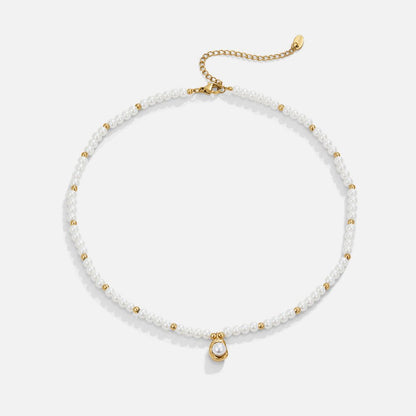 Collana Vintage con Perla Dorata