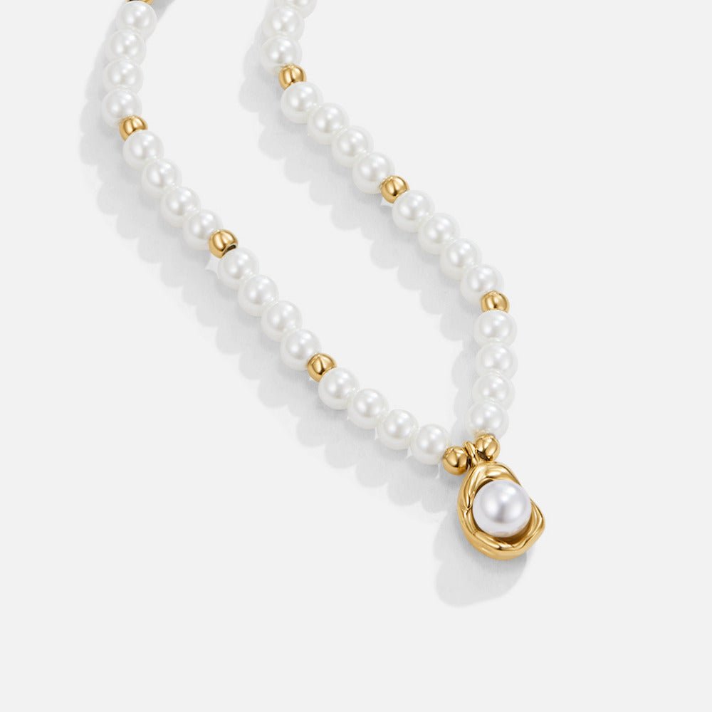 Collana Vintage con Perla Dorata