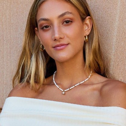 Collana Vintage con Perla Dorata