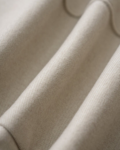 Pantaloni Casual a Vita Naturale Beige