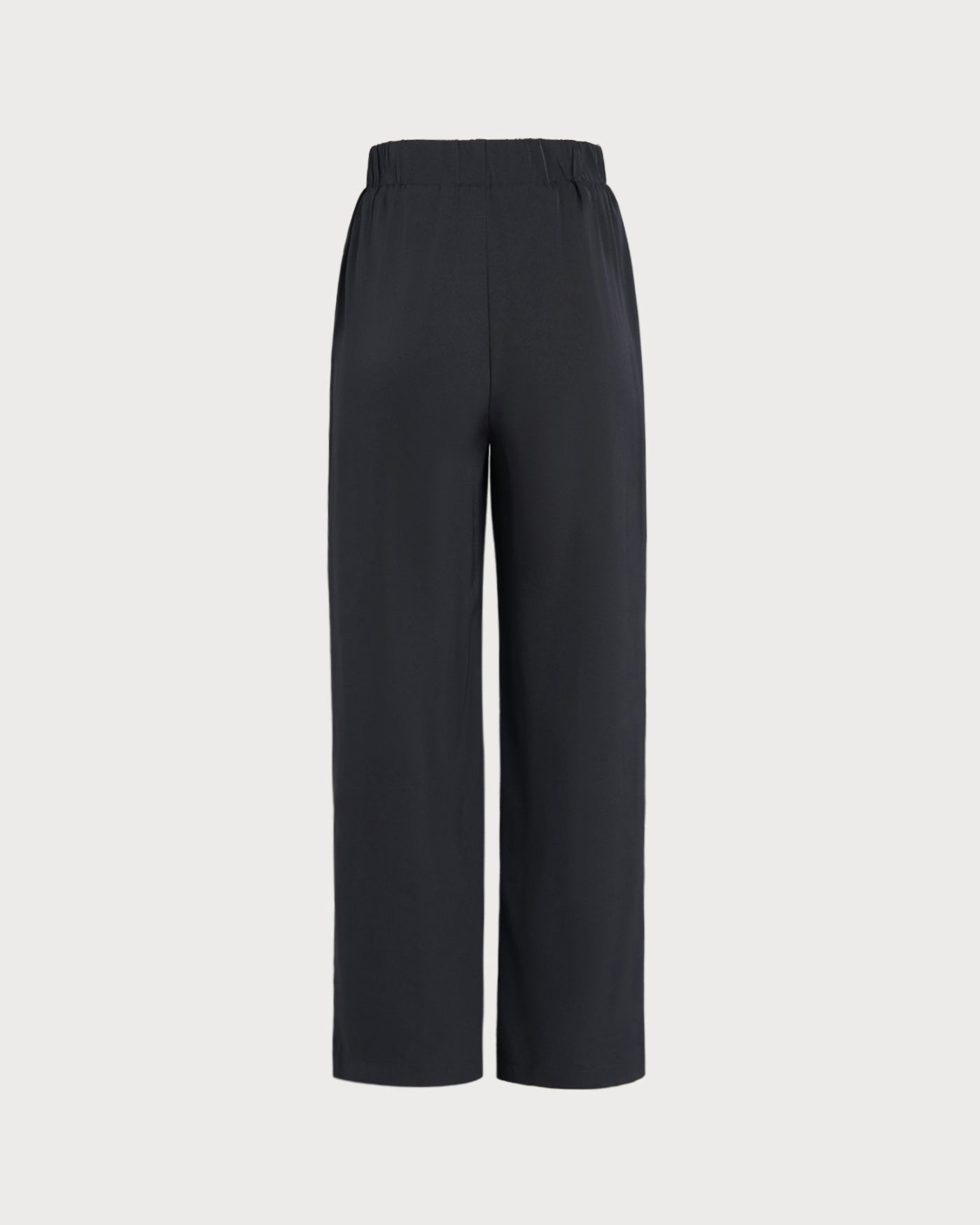 Pantaloni Casual Neri Dritti